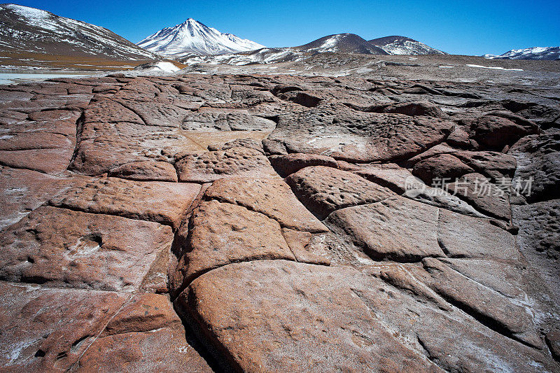 智利的Piedras Rojas景观